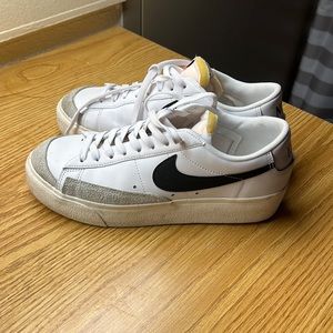 Nike platform blazers